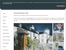 Tablet Screenshot of cornerwaysart.co.uk